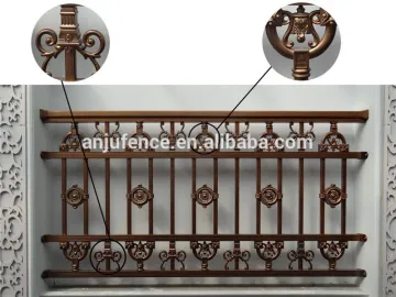 AJLY-801 2015 new design Aluminum Balcony railing parts