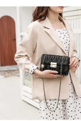 Newest minority design chain crossbody purse
