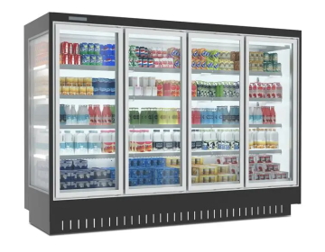 Remote Multideck Open Supermarket Beverage Chiller Display Refrigerator