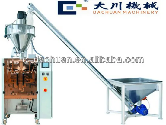 Screw metering packaging machine for milk powder