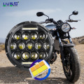 Angel Eyes 7 Inch Round Led Motorcycle Headlights