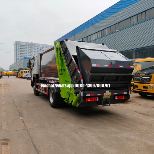 Camion à ordures compacteur SINOTRUCK HOWO 12 tonnes/16CBM