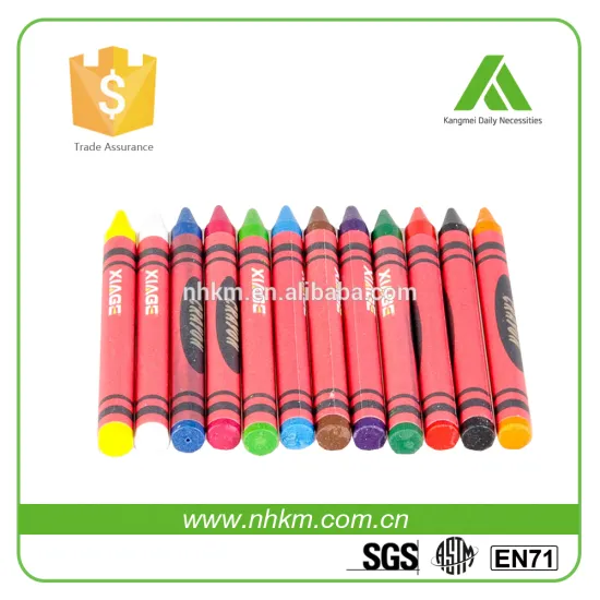 64 color wax crayon high quality non-toxic crayons in bulk