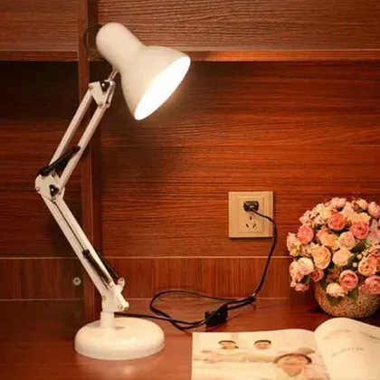 Iron Folding Long Arm Lamp with Eye Protection