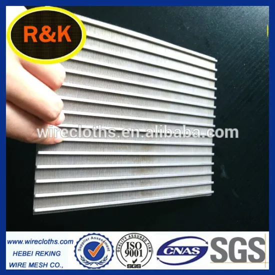 stainless steel wedge wire screen for waste water treatment/wedge wire screen/mine sieving mesh