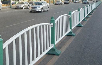 Zinc steel traffic barriers in public places