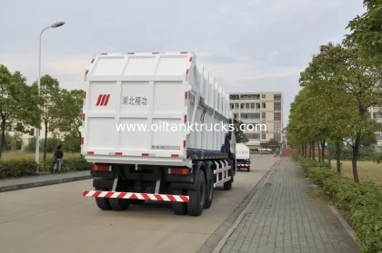6x4 11.3ton Hydraulic Garbage Dump Truck , Garbage Collection Vehicles