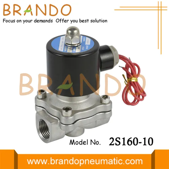 2S160-10 3/8'' NC Stainless Steel Solenoid Valve