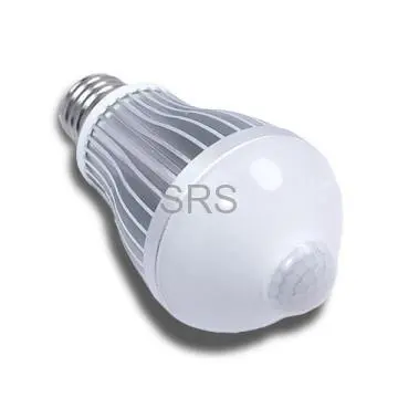 550lm 6W Motion Sensor Light Bulbs, Radius7M Detecting Area