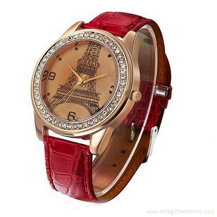 Eiffel Towe Rhinestone Watch