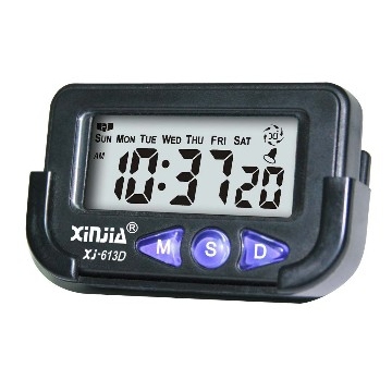 min digital car clock