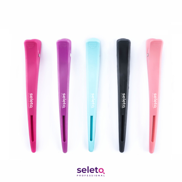 HAIR SALON PLASTIC Color Hair Barber CLIP Hairdressing Clamps Clips Rubber Hair Sectioning Clip Crocodile Hairpin Styling" 

However, to make it more search-engine friendly and concise, you might consider:

"Hair Salon Plastic Color Clips for Barbering an