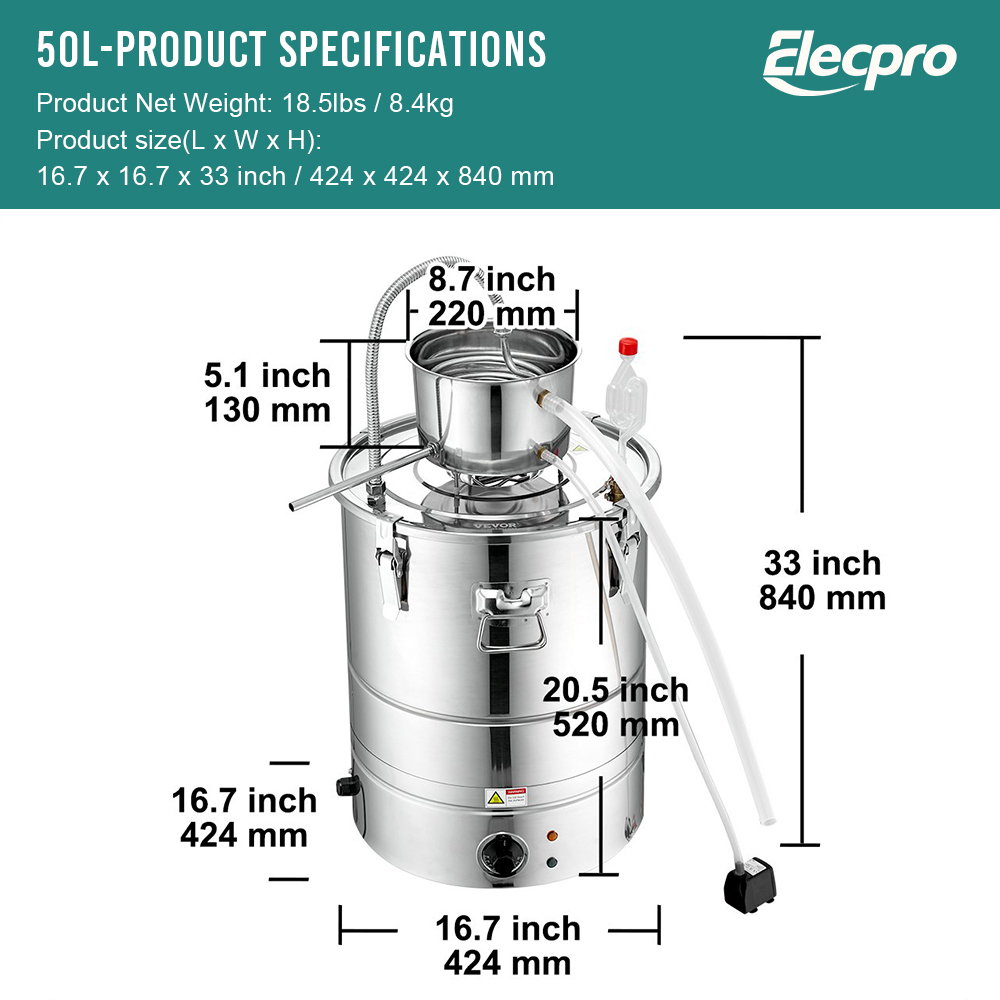 electric alcohol still machine