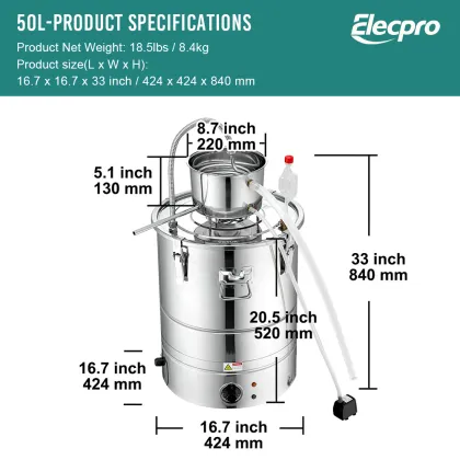 Moonshine Still Water Alcohol Distiller