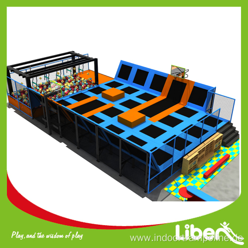 Teenager favorite customized outdoor gymnastic trampoline
