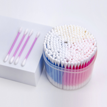Neues Produkt Doppelkopf Plastikstab Baumwollknospen