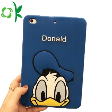 Donald Duck Sevimli Ipad Kapak Silikon Tablet Kabuk