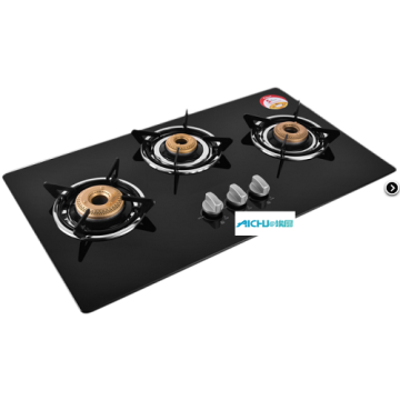 CT Hob 3 Burner Gas Stove Auto Ignition