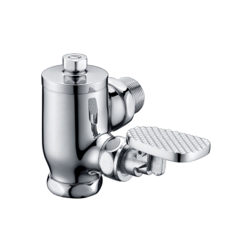 High-Quality Pedal Delay Valve for Public Toilets - Chrome Plating