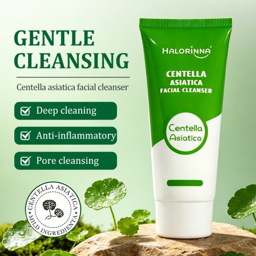 Leite de limpeza calmante Centella Asiatica para lavar o rosto
