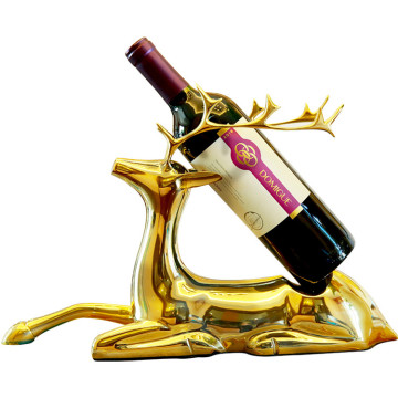 Creative European Deer Red Wine Rack for Home and Restaurant Decor