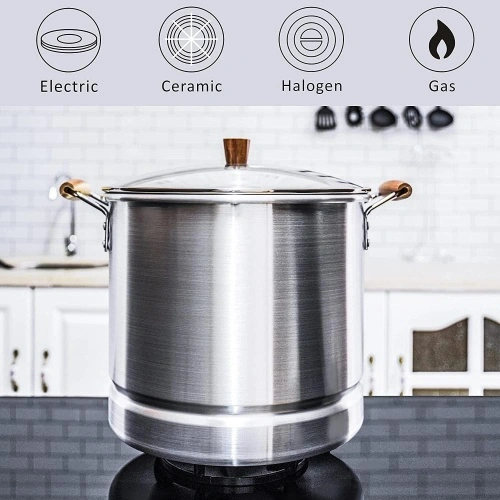 ARC Advanced Royal Champion ARC Tamale Steamer Pot - Aluminum, Stainless  Steel Finish - Cool Grip Handle - Removable Steamer Insert - Ideal for  Tamales and Seafood in the Cooking Pots department at