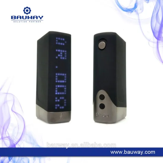 2017 fashion style Banshee box mod 150W with Hidden LED screen vape mechanical mod vapour cigarette
