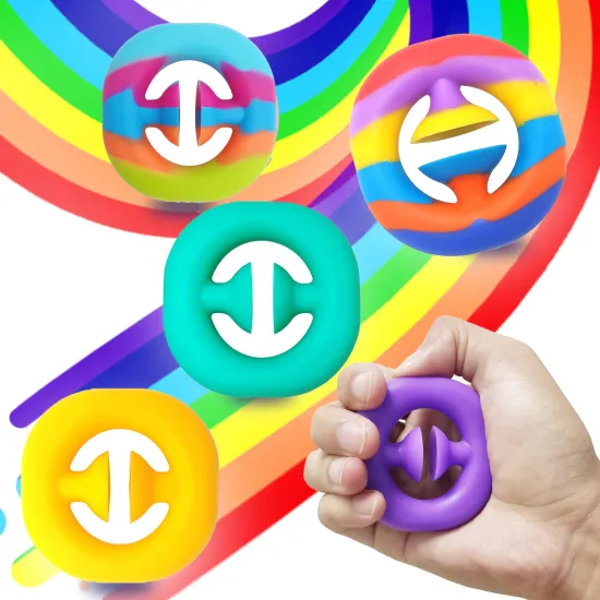 Silicone Grip Snap Pop Fidget Toy Pack: The Ultimate Sensory Solution for Adults