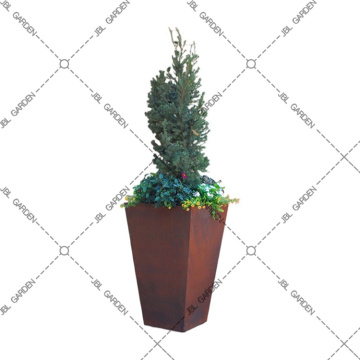 Large Square Metal Raised Planters