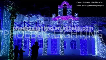 climbing ladder christmas santa star lights deco wedding for new year light