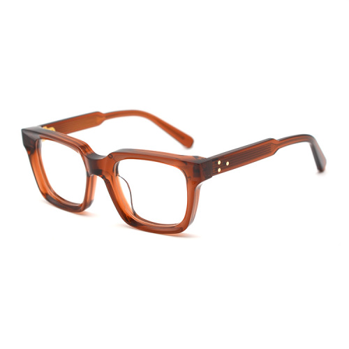 Luxury Thick Acetate Frame Custom Logo Big Thick Frames Optical Eyeglasses Frame Manufactory