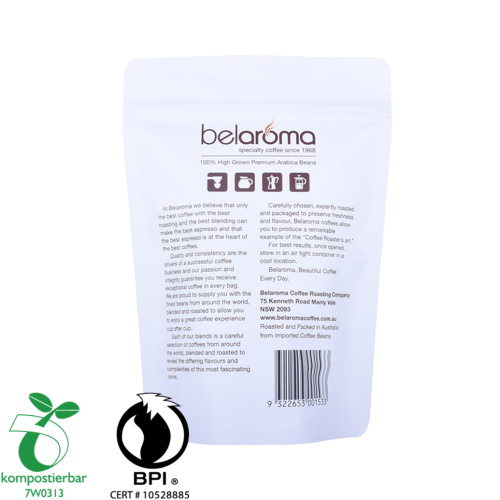 Kompostovatelné 250 g kávové bio balení Stand Up Pouch