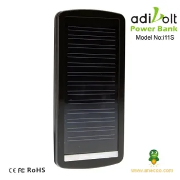 Mini Energy Saving Mobile Charger Solar Batteries 1100mah