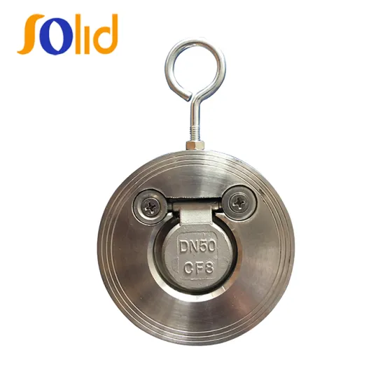 Stainless steel/WCB/CF8/ CF8M Single Disc Wafer Type Flap Check Valve