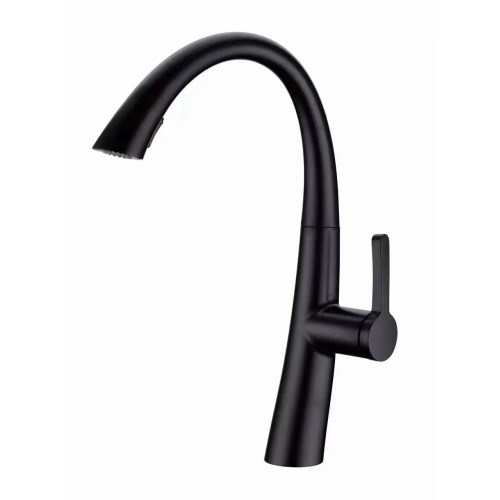 Single Handle Curve type Antique Brass kitchen Faucet