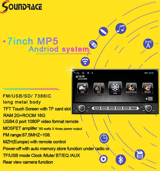 Universal Car Andriod 9 Inch