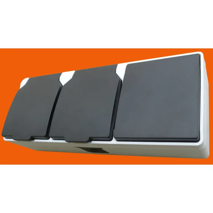 Stopkontak Schuko IP54 dengan Grounding 250V