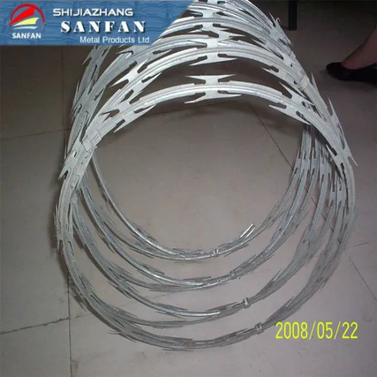 Cocertina coils razor barbed wire with clips