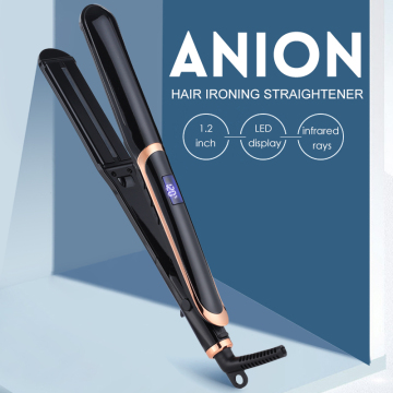 China Factory Direct Sale 1 3/4 Inch Rebonding Cream Flat Iron Hair Straightener Barber Shop Equipment