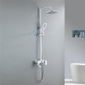White Bathroom Shower Panel Shower Column Shower Set
