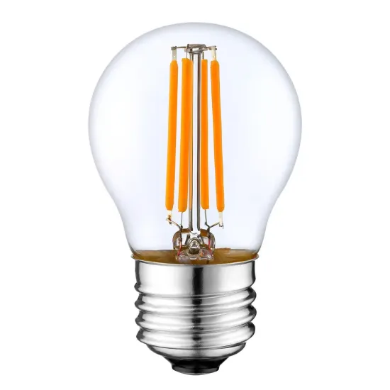 Carbon LED Filament Bulb for Glass House Globe A55 A60 2W/4W/6W 600lm CE RoHS E27 B22