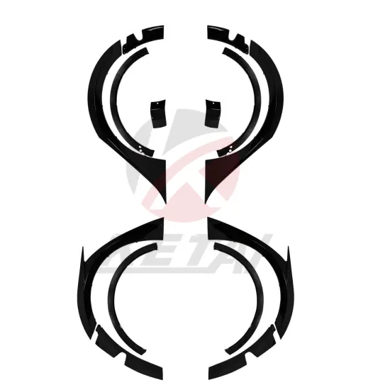 Turbo Style Body Kit for Tesla Model 3 (2021+) - Front Rear Bumper & Wide Fender Flares