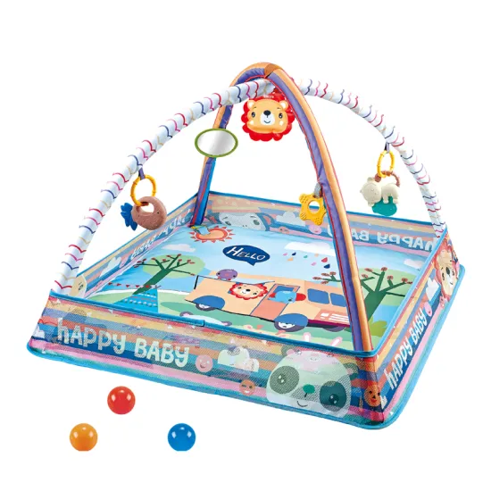 Eco-Friendly Play Gym Mat with Rattles for Babies