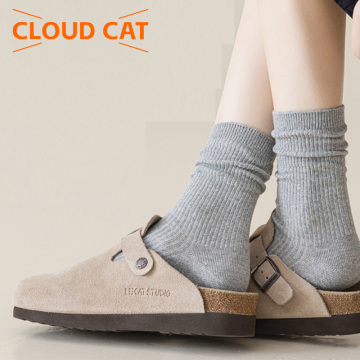 Warm Mid Calf Socks For Autumn