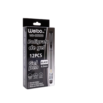 Weibo Gel Pen for Student Exams - Smooth Writing, Quick Drying, 0.5mm School Supply