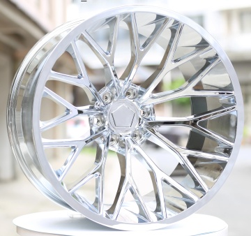 20-inch chrome plated wheels