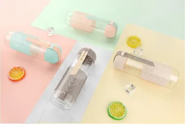 Portable Colorful New Design Plastic Water Bottle