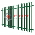 Green Metal Palisade Fence untuk Penggunaan Industri