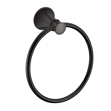 Modern Bathroom Black Towel Ring