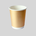 Copos de café de parede dupla com impressão ecológica de 8 onças